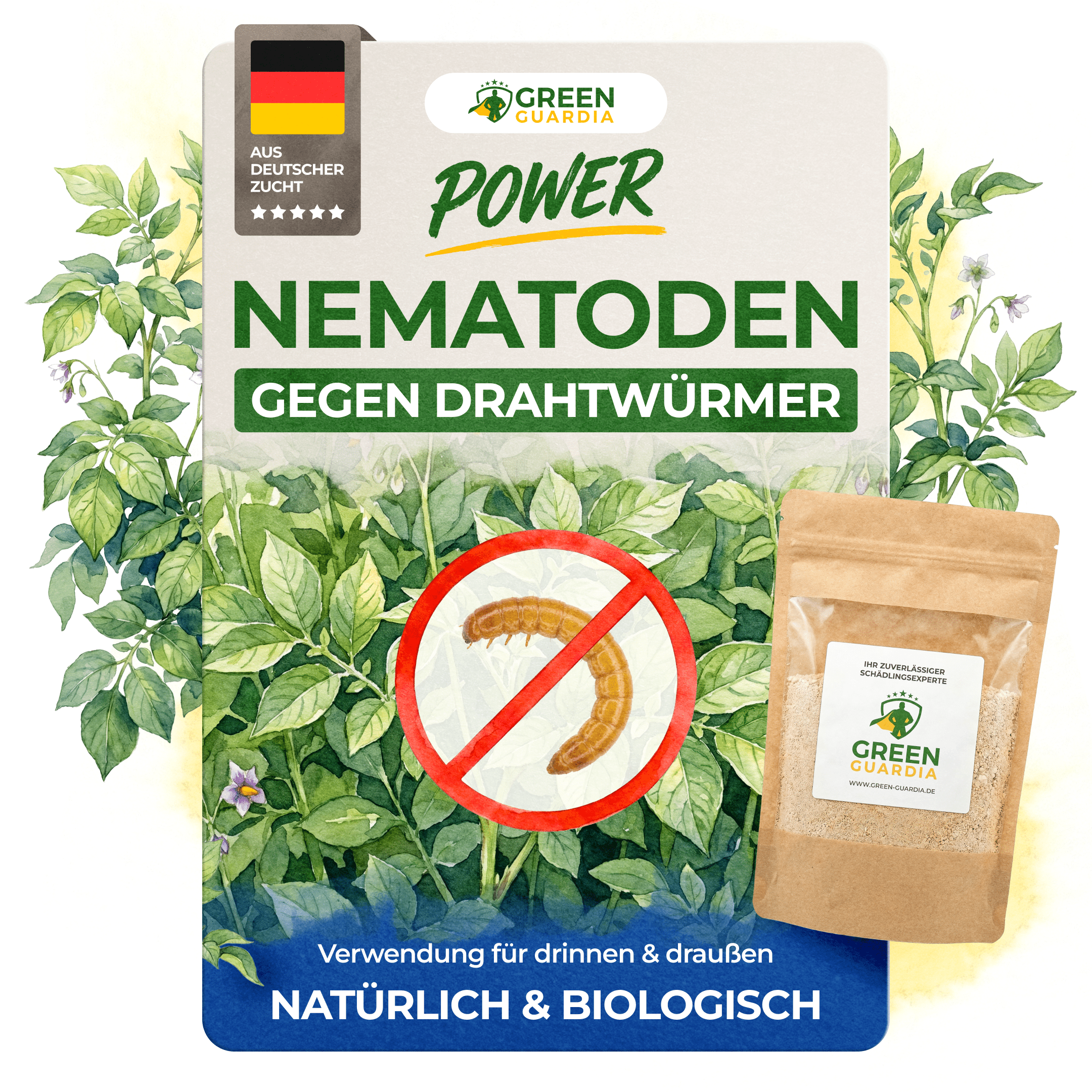 Nematoden gegen Drahtwürmer - Green Guardia - Ihr Experte für Schädlinge und Pflanzen