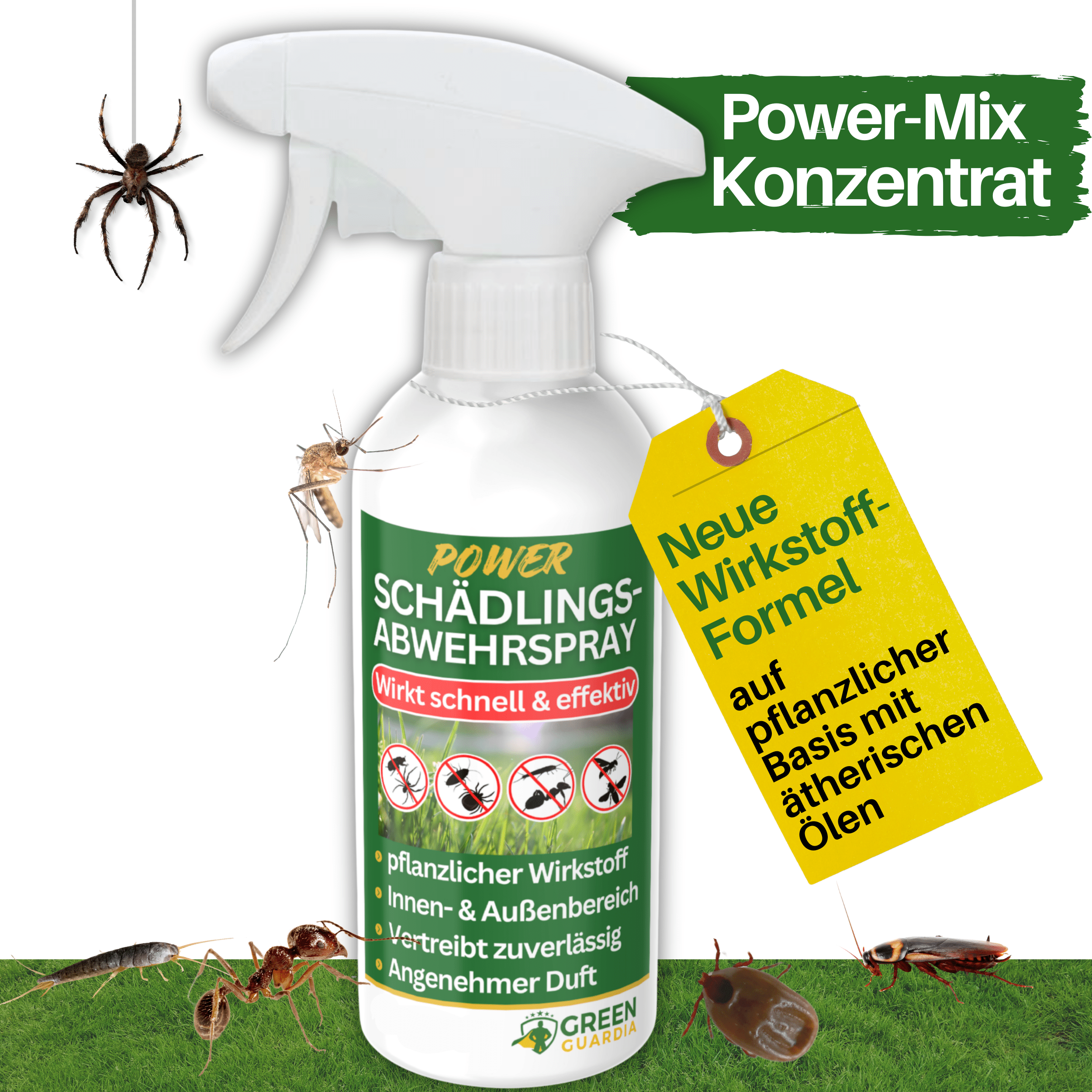 Schädlings - Abwehrspray Power - Konzentrat - Green Guardia - Ihr Experte für Schädlinge und Pflanzen