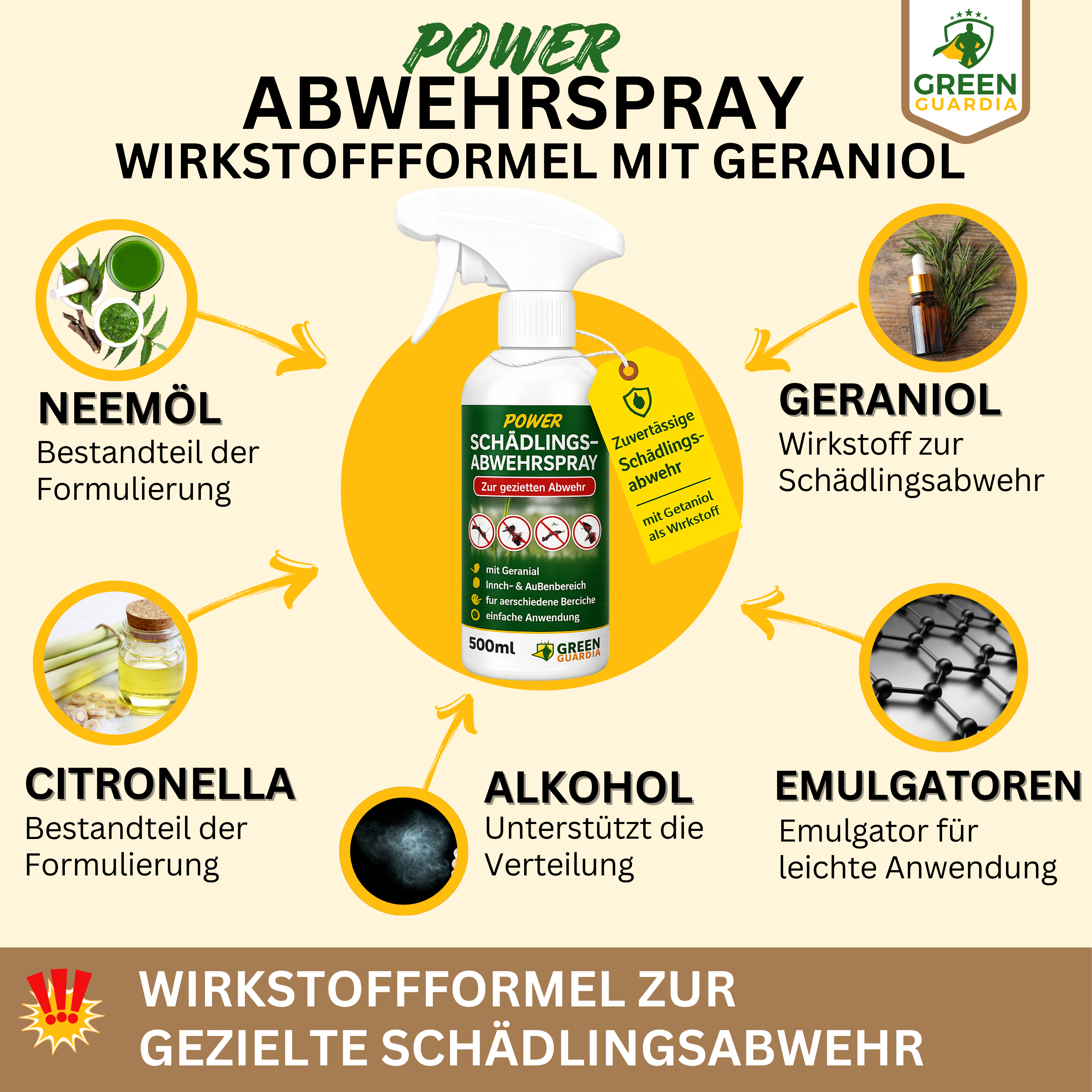 Spray répulsif anti-fourmis concentré puissant 