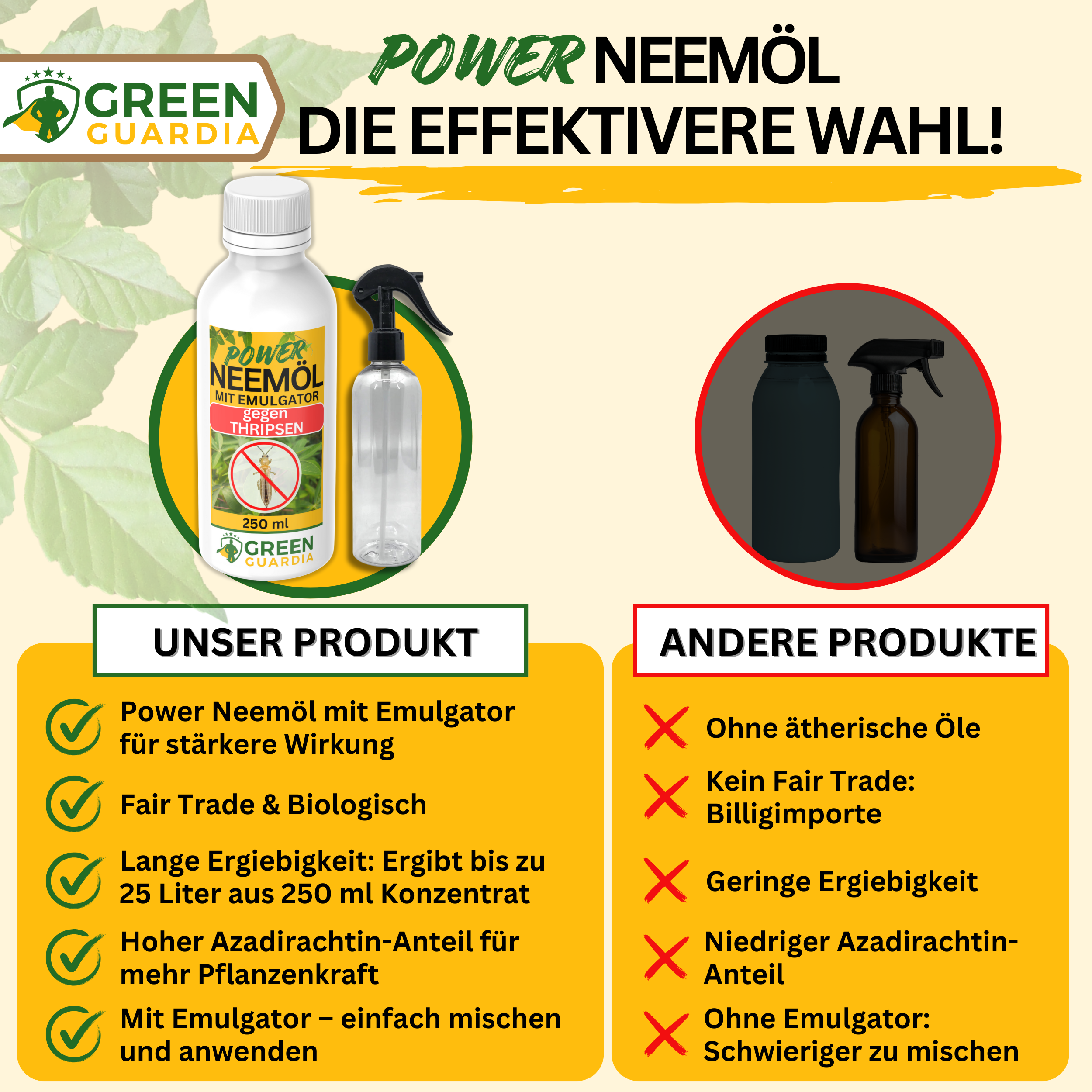Aceite de Neem potente contra los trips