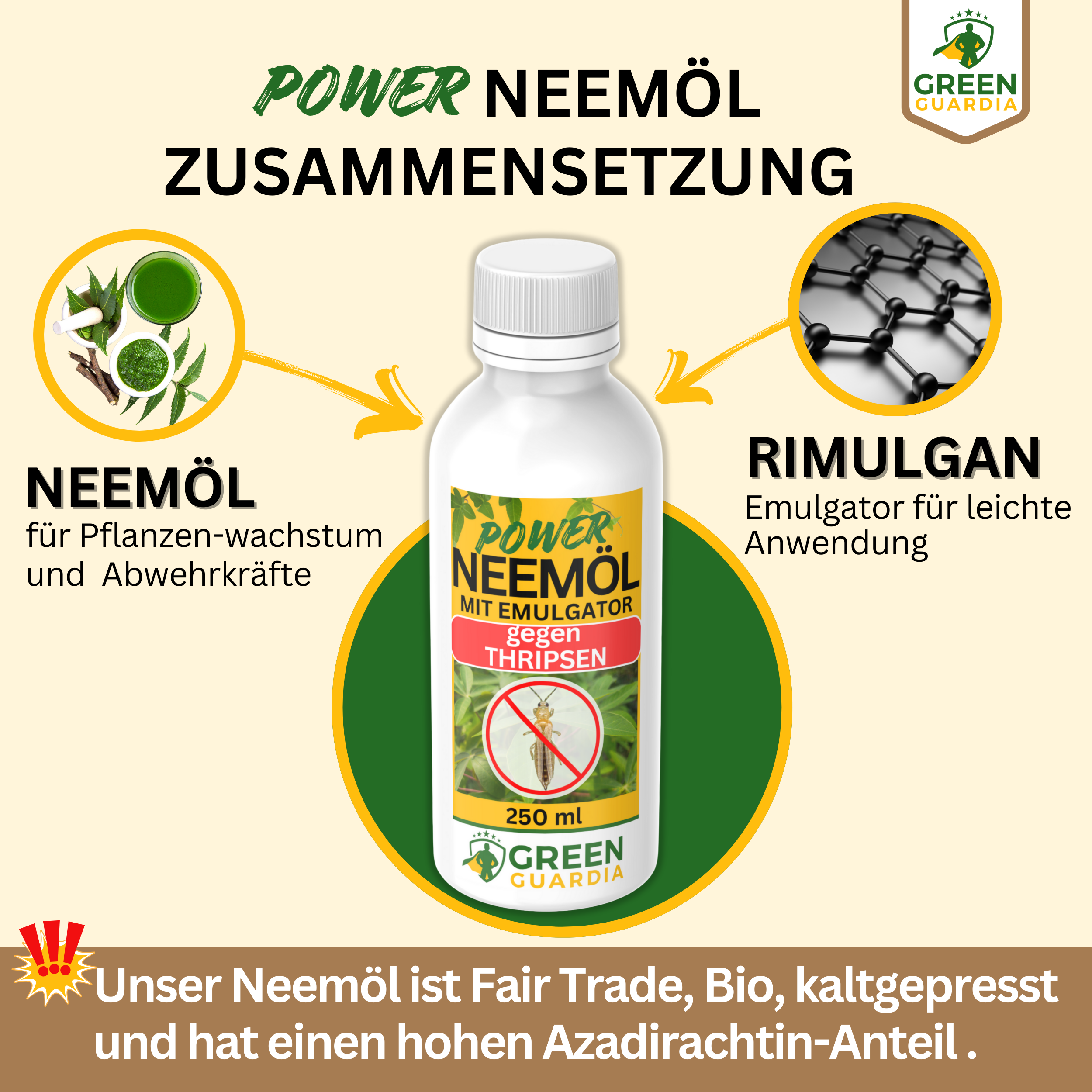 Aceite de Neem potente contra los trips
