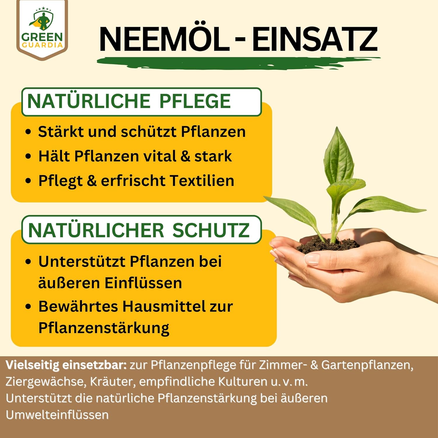 Power Neem Oil with Emulsifier for Houseplants &amp; Garden 