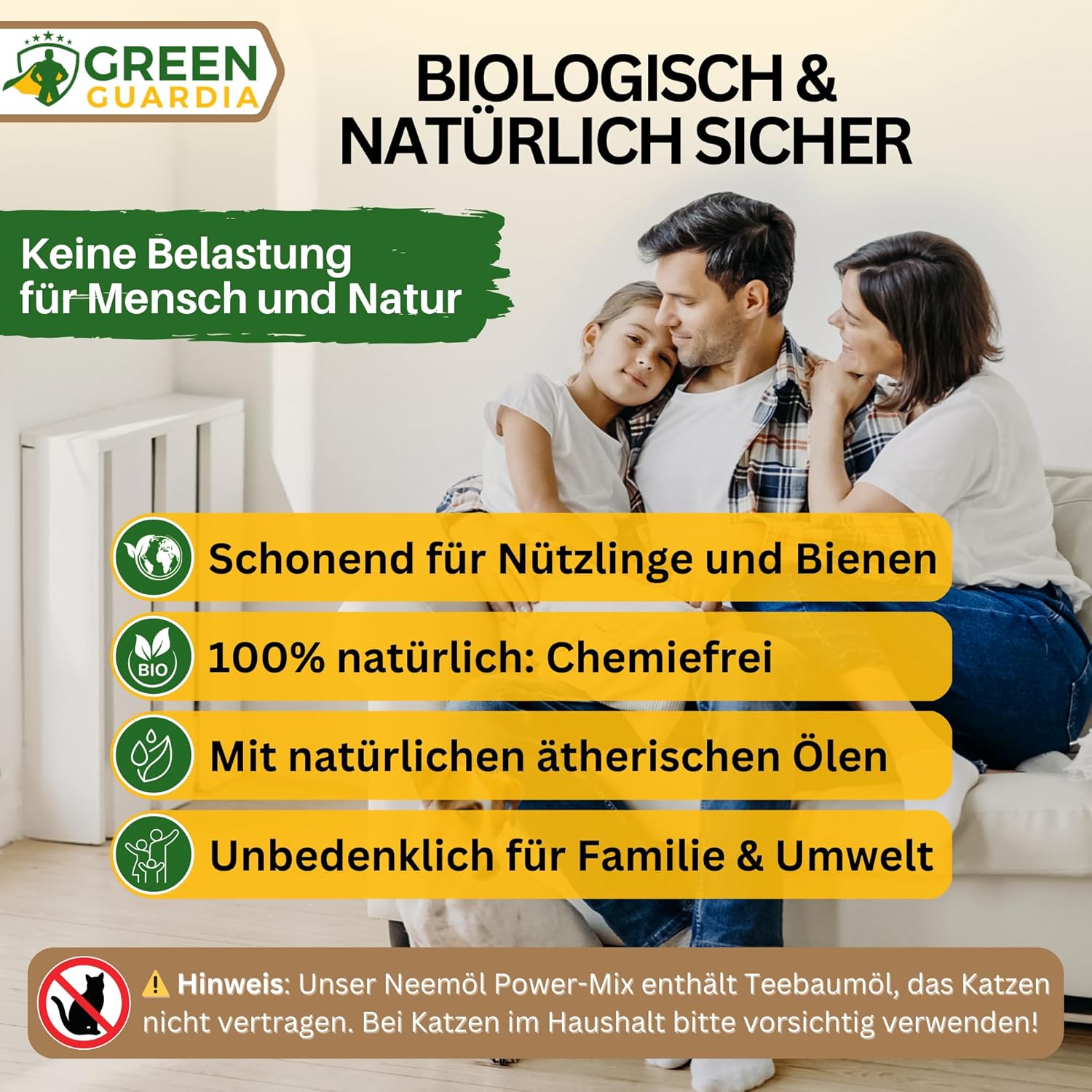 Power Neem Oil with Emulsifier for Houseplants &amp; Garden 