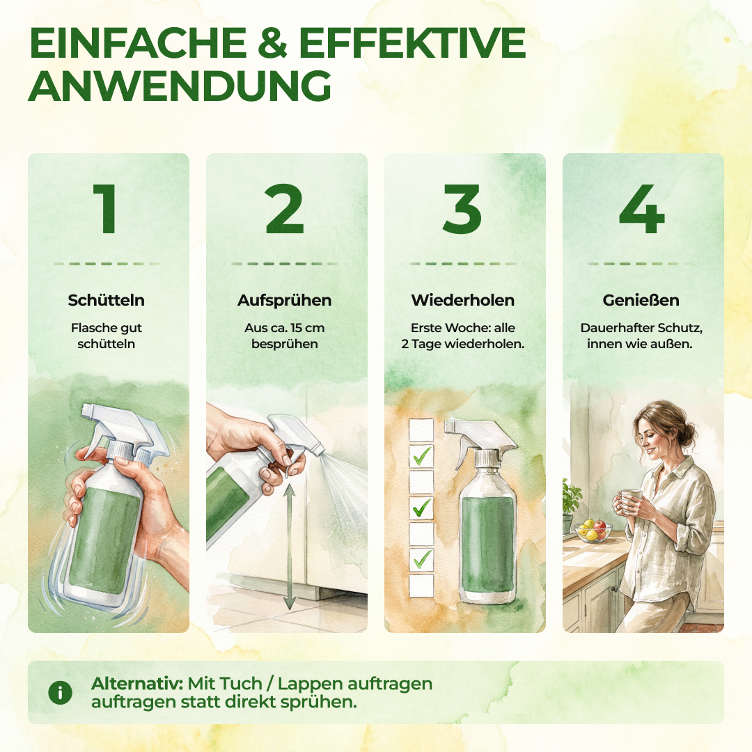 Kakerlaken / Schaben-Abwehrspray Power-Konzentrat - 500ml
