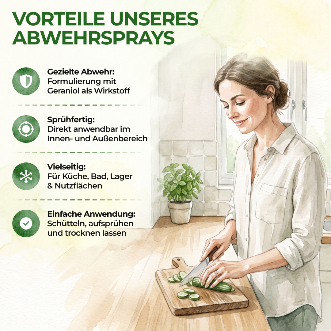 Kakerlaken / Schaben-Abwehrspray Power-Konzentrat - 500ml