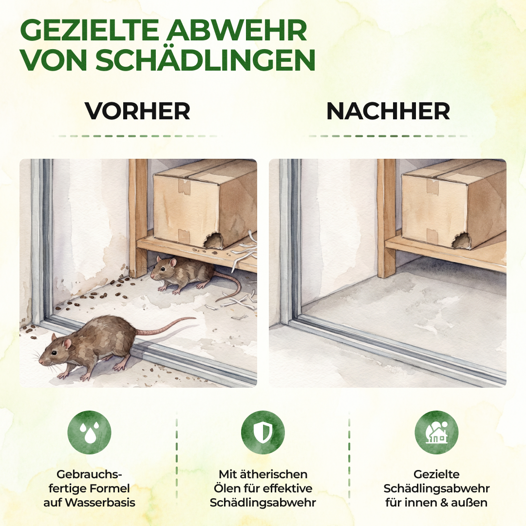 Mäuse/Ratten-Abwehrspray Power-Konzentrat - 500ml