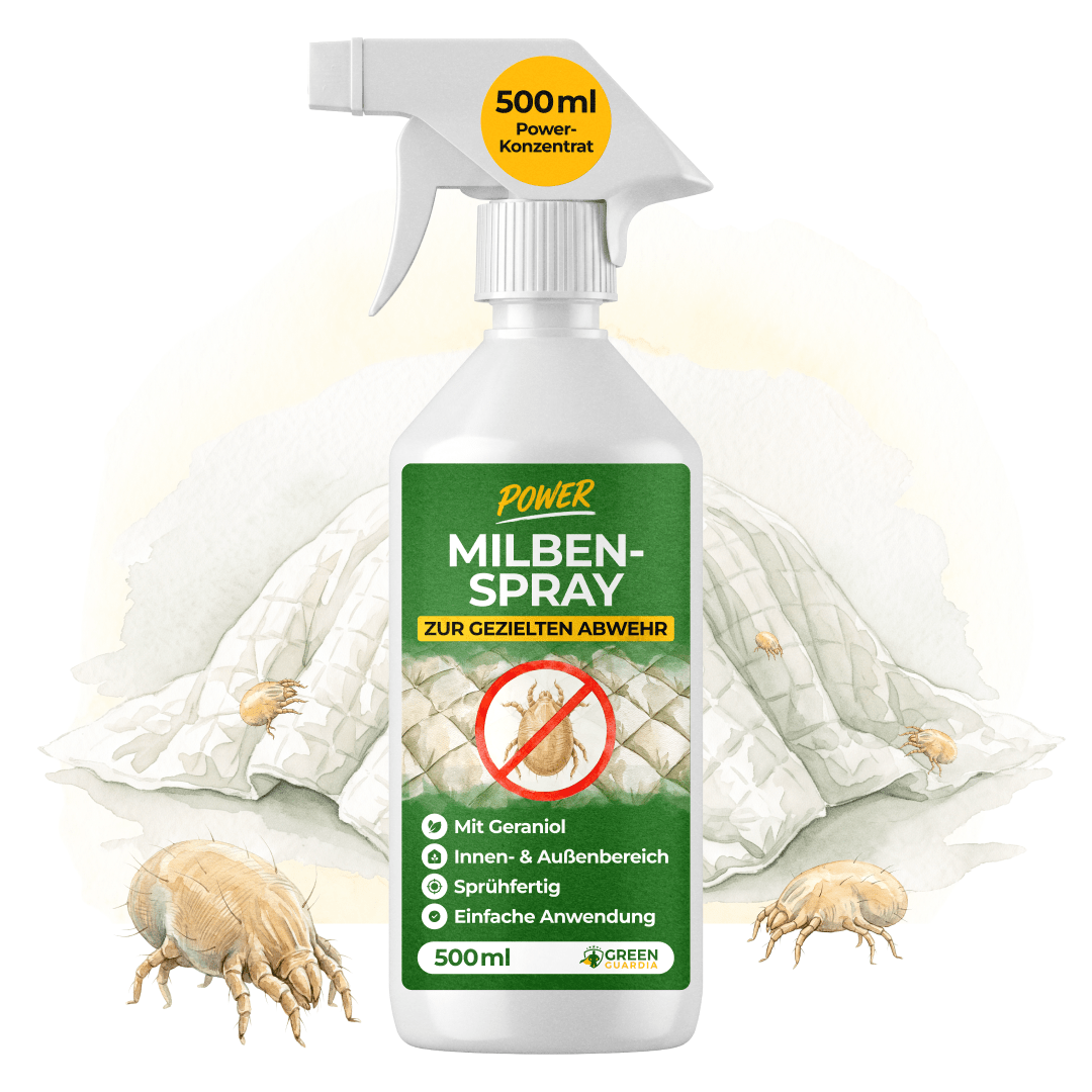 Milben-Abwehrspray Power-Konzentrat - 500ml - Green Guardia - Ihr Experte für Schädlinge und Pflanzen