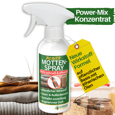 Motten - Abwehrspray Power - Konzentrat - Green Guardia - Ihr Experte für Schädlinge und Pflanzen