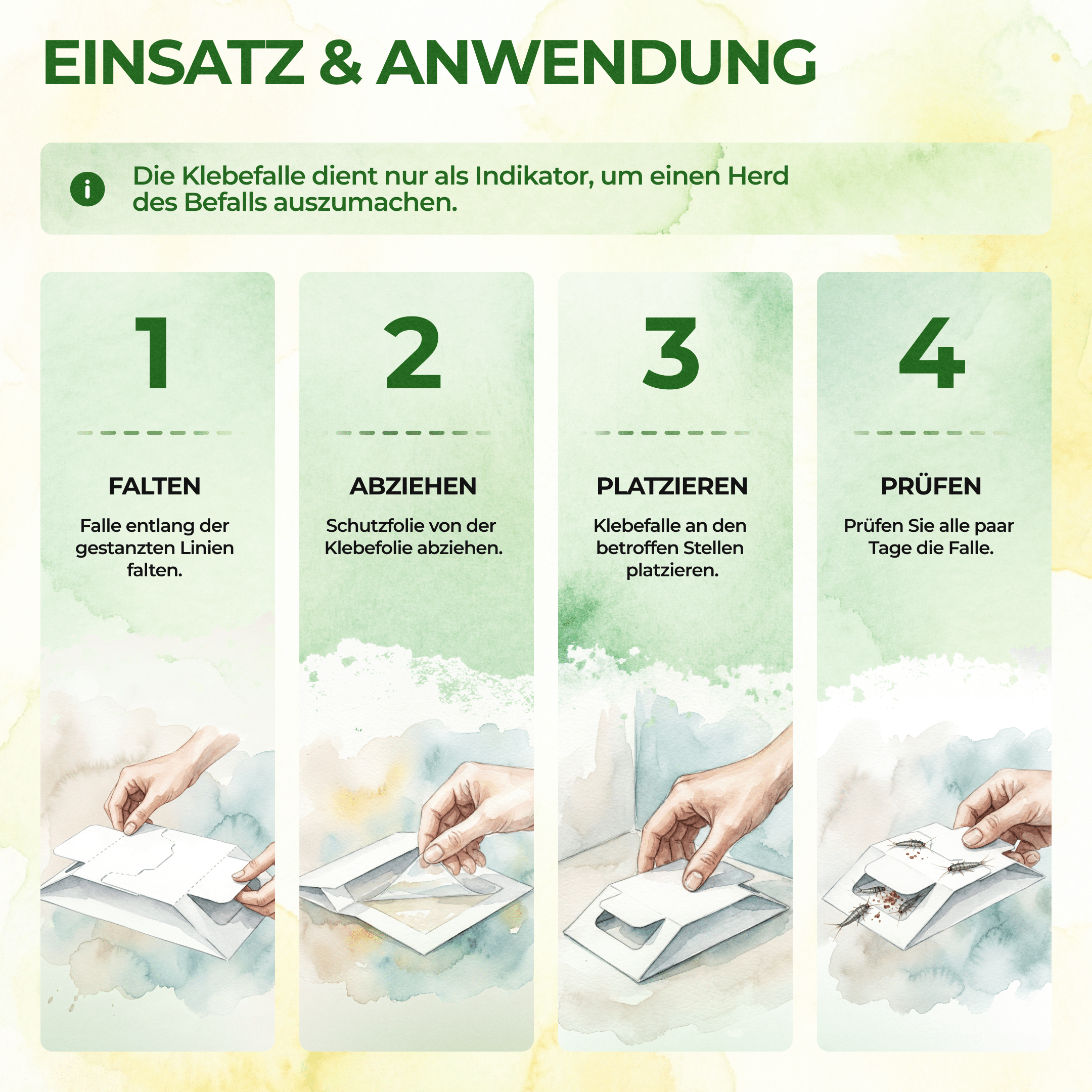 Papierfisch Falle - Green Guardia - Ihr Experte für Schädlinge und Pflanzen