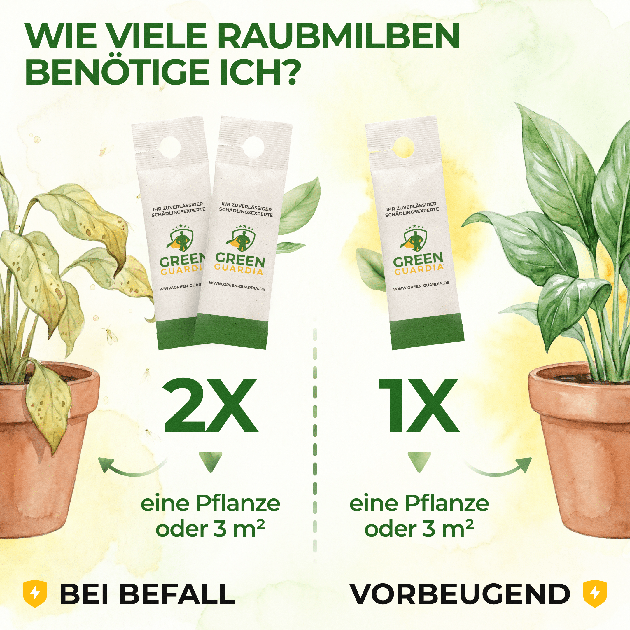 Ultimate Raubmilben gegen Thripse, Spinnmilben & Weiße Fliegen - Green Guardia - Ihr Experte für Schädlinge und Pflanzen