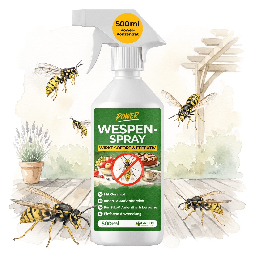 Wespen-Abwehrspray Power-Konzentrat - 500ml - Green Guardia - Ihr Experte für Schädlinge und Pflanzen